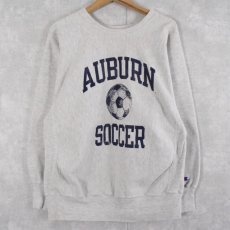 画像1: 90's Champion REVERSE WEAVE USA製 "AUBURN SOCCER" L (1)