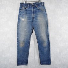 画像1: 80's Levi's 20505-0217 USA製 オレンジタブ デニムパンツ W33 (1)