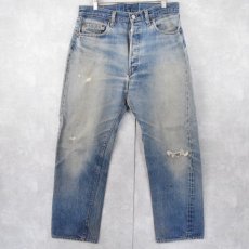 画像1: 70's Levi's 501 USA製 66後期 デニムパンツ W33 (1)