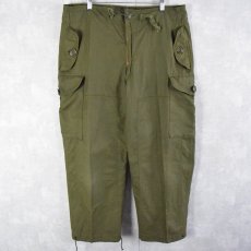 画像1: 80's カナダ軍 ウィンドオーバーパンツ SHORT-MEDIUM (1)