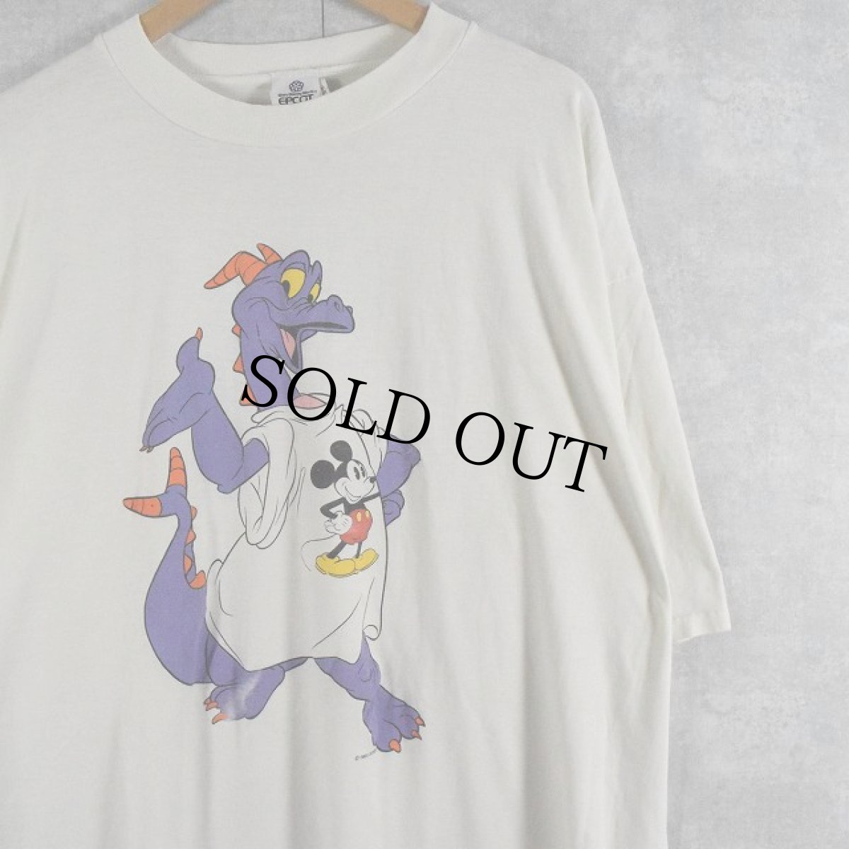 画像1: 80's Disney Figment USA製 キャラクタープリントTシャツ (1)