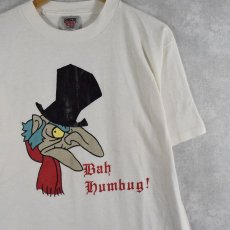 画像1: 90's A Chrisymas Carol USA製 "Bah Humbug" 映画Tシャツ XL (1)