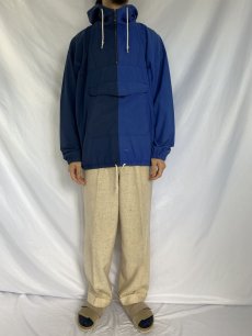 画像2: 80〜90's GAP 2トーン ナイロンアノラックパーカー XL (2)