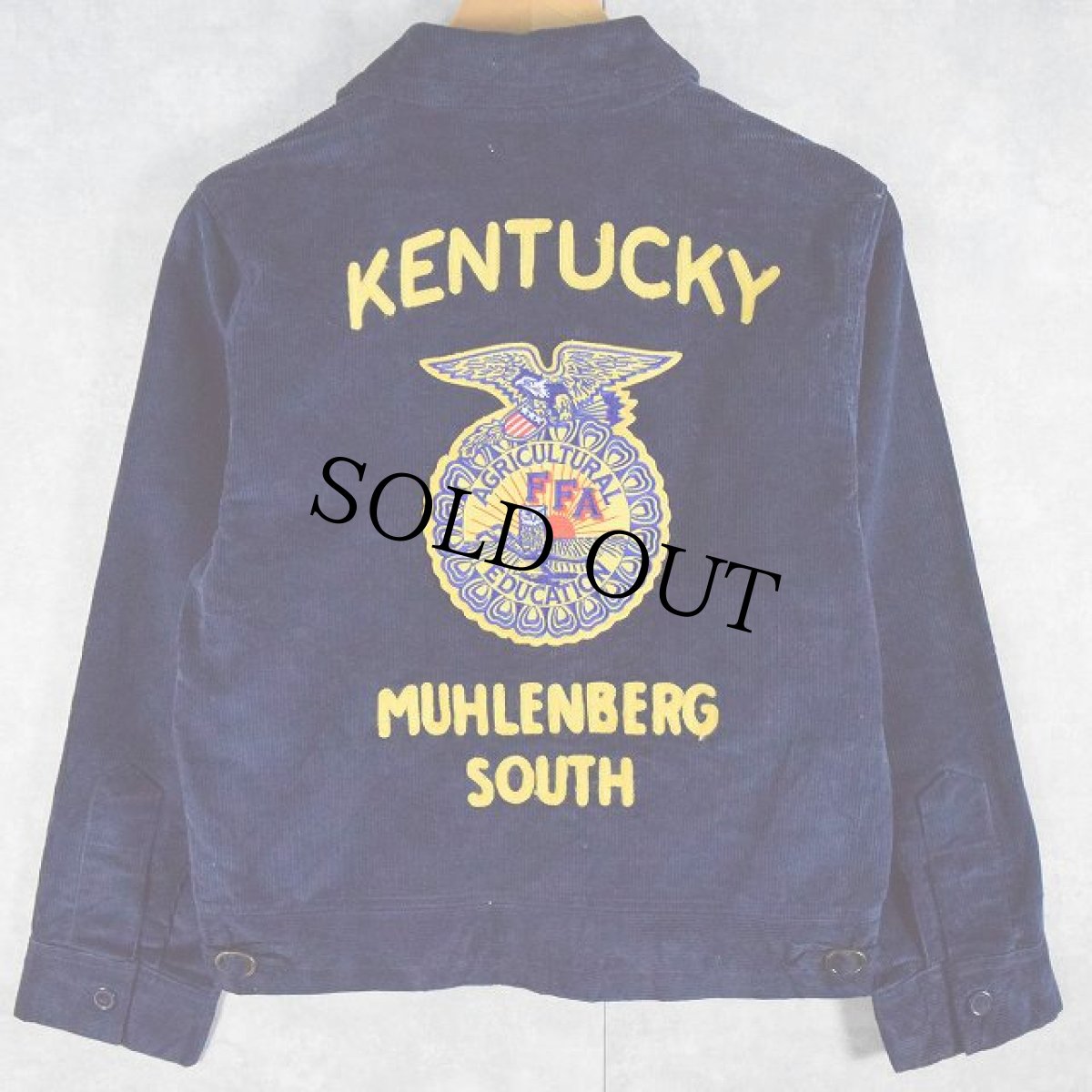 画像1: FFA "KENTUCKY MUHLENBERG SOUTH" ファーマーズコーデュロイジャケット 34 (1)