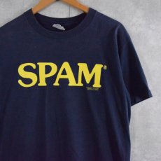 画像1: 90's USA製 SPAM ロゴプリントTシャツ L (1)