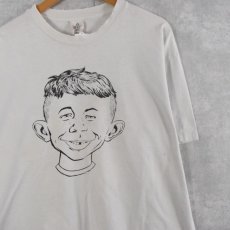 画像1: 90's MAD USA製 "ALFRED E.NEUMAN" キャラクタープリントTシャツ XL (1)