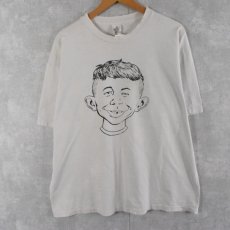 画像2: 90's MAD USA製 "ALFRED E.NEUMAN" キャラクタープリントTシャツ XL (2)