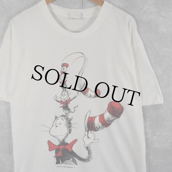 90's Dr.Seuss The Cat in the Hat CANADA製 キャラクターTシャツ ONE SIZE