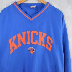 画像1: NBA KNICKS ウォームアッププルオーバー XL (1)