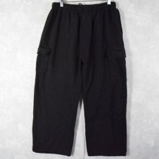 画像1: BLACK CANYON スウェットカーゴパンツ BLACK M (1)