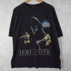 画像1: 90's〜 STAR WARS "JEDI vs SITH" SF映画プリントTシャツ (1)