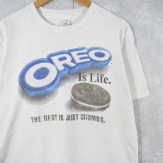 画像1: 90's USA製 OREO お菓子プリントTシャツ L (1)