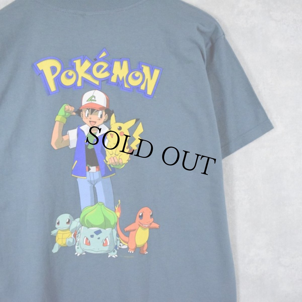 画像1: 90's POKEMON アニメプリントTシャツ XL (1)