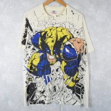 画像1: 90's MARVEL "WOLVERINE" USA製 キャラクターTシャツ XL (1)