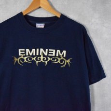 画像1: 2000 EMINEM ロゴプリント ラッパーTシャツ L (1)