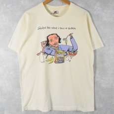 画像2: 90's SALVIDOR DALI USA製 "EATING A BOWL OF SURREAL" アートイラストプリントTシャツ XL (2)