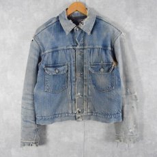 画像1: 50's〜60's LEVI'S 517XX ブランケットライナーデニムジャケット ハギ付き (1)