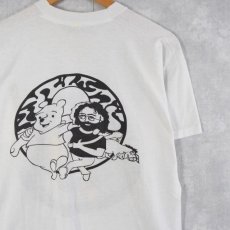 画像2: 80's Jerry Garcia くまのプーさん パロディTシャツ XL (2)