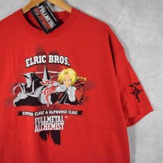 画像1: 2004 鋼の錬金術師 FULLMETAL ALCHEMIST アニメプリントTシャツ DEADSTOCK XL (1)