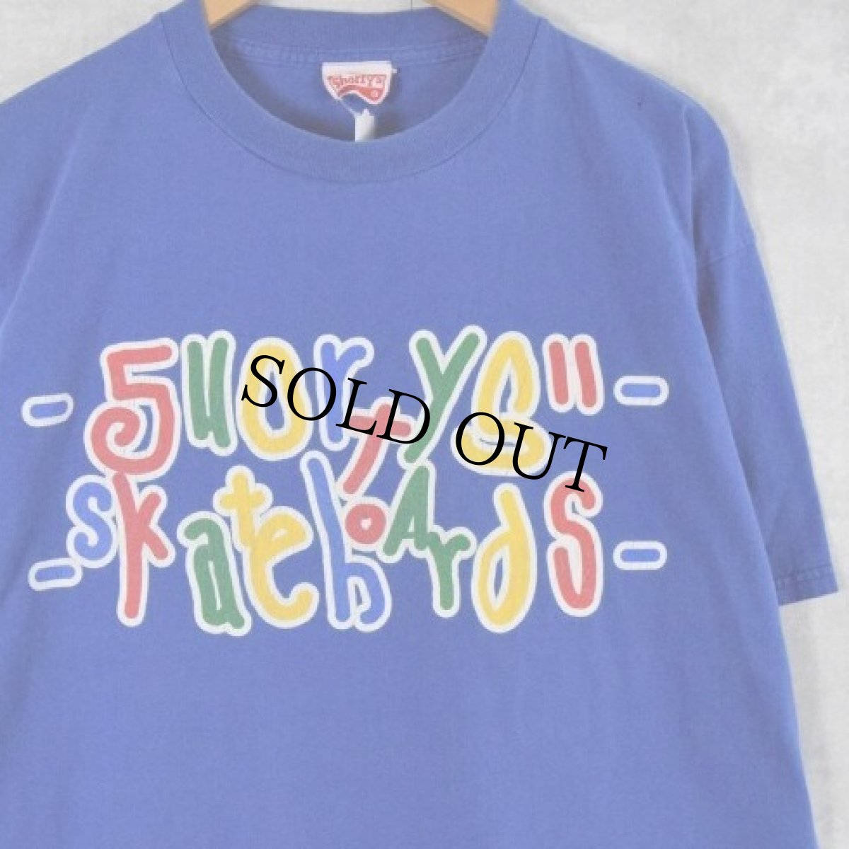 画像1: SHORTY'S SKATE BOARDS USA製 "FUCK YOU" ギミックプリント スケートTシャツ XL (1)