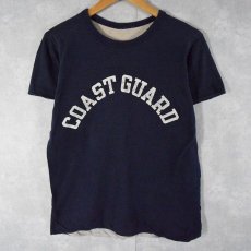 画像1: 80's Champion トリコタグ USA製 "COAST GUARD" ダブルフェイス リバーシブルプリントTシャツ XL (1)