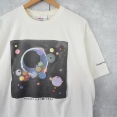 画像1: Guggenheim Museum USA製 "VISILY KANDINSKY" アートプリントTシャツ XL (1)