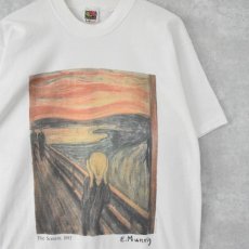 画像1: 90's Edvard Munch "ムンクの叫び" アートプリントTシャツ L (1)