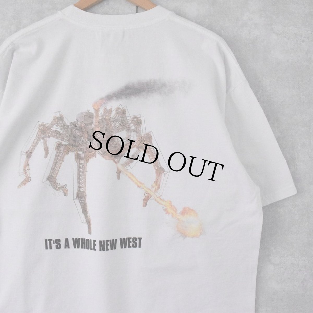 画像1: WILD WILD WEST "IT'S A AWHOLE NEW WEST" 映画プリントTシャツ XL (1)