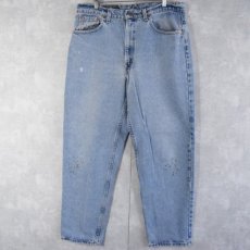 画像1: 90's Levi's 550 USA製 "ブランクタブ" デニムパンツ W37 (1)