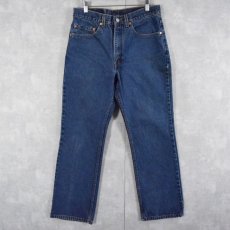 画像1: 2000's Levi's 517 USA製 "BOOT CUT" フレアデニムパンツ W32 (1)