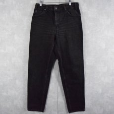 画像1: 90's〜 Levi's 550 USA製 サルファブラックデニムパンツ W34 (1)