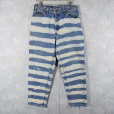 画像1: Levi's 550 ブリーチデニムパンツ W32 (1)