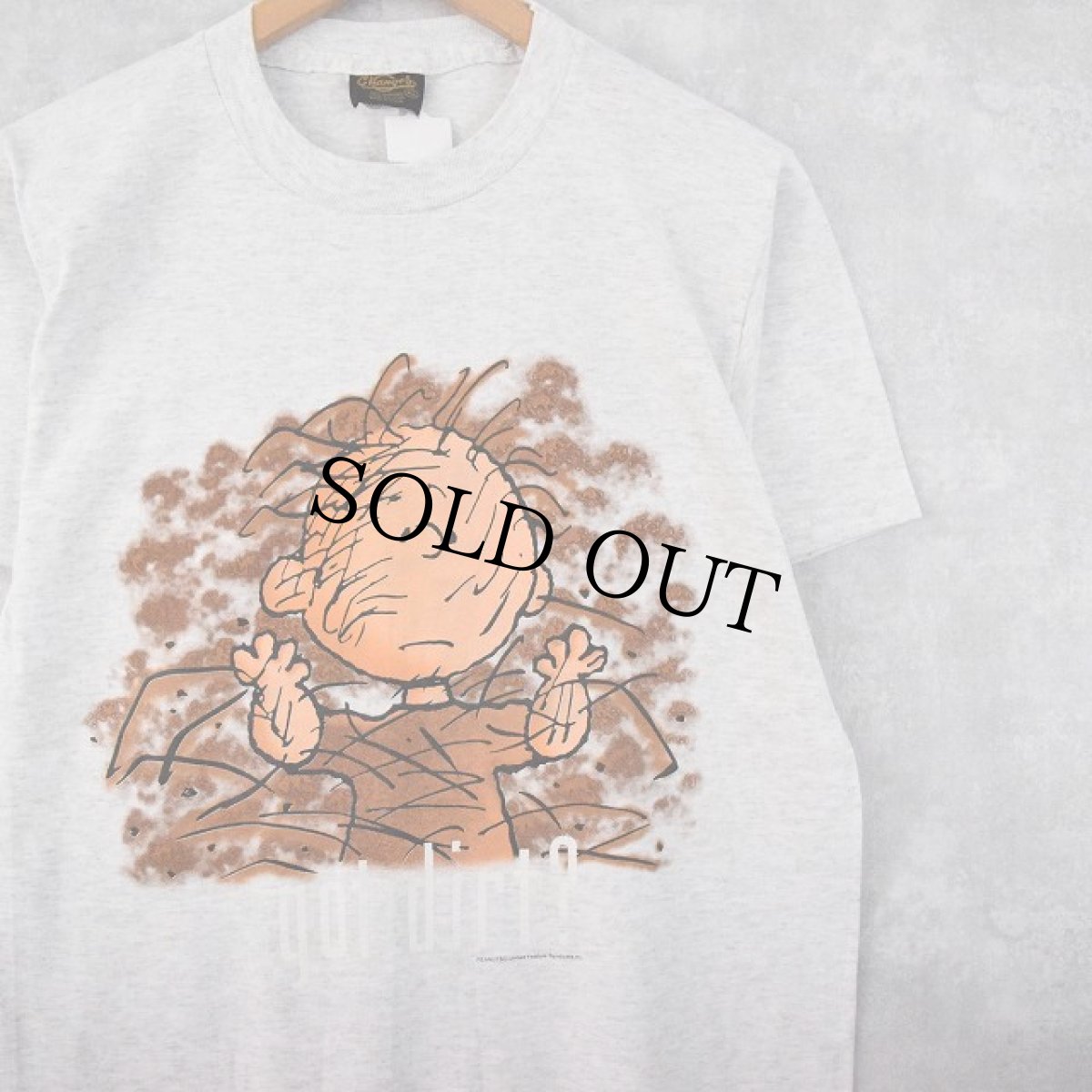 画像1: 90's PEANUTS Pigpen "got dirt?" USA製 パロディTシャツ DEADSTOCK XL (1)