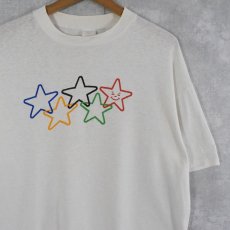 画像1: 90's Carl's Jr. USA製 ハンバーガーショップ ロゴプリントTシャツ XL (1)