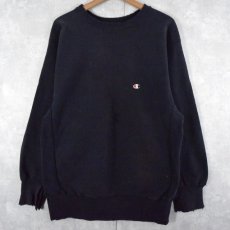 画像1: 90's Champion REVERSE WEAVE USA製 目付きBLACK XL (1)