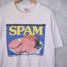 画像1: 90's SPAM USA製 プリントTシャツ L (1)