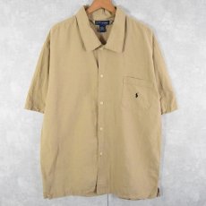 画像1: POLO Ralph Lauren リネン×コットン シャツ L (1)