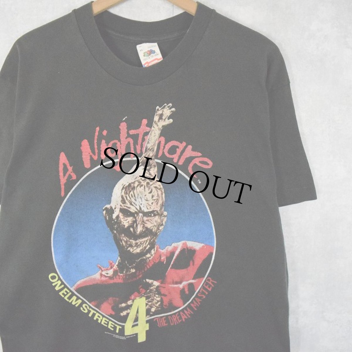 画像1: 90's A Nightmare USA製 ホラー映画 プリントTシャツ XL (1)