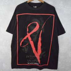 画像1: 90's Interview with the Vampire ホラー/ロマンス映画 プリントTシャツ XL (1)