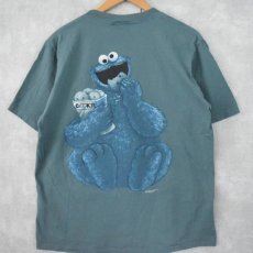 画像1: 90's COOKIE MONSTER USA製 "Calvin Klein"パロディTシャツ L (1)