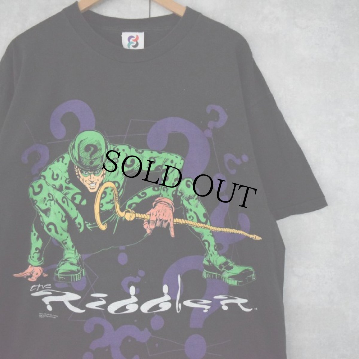 画像1: 90's DC Comics USA製 "The Riddler" キャラクターTシャツ XL (1)