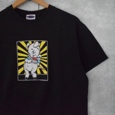 画像1: 2000's Frank Kozik USA製 アートプリントTシャツ M (1)