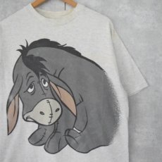 画像1: 90's Disney USA製 イーヨー キャラクタープリントTシャツ ONE SIZE (1)