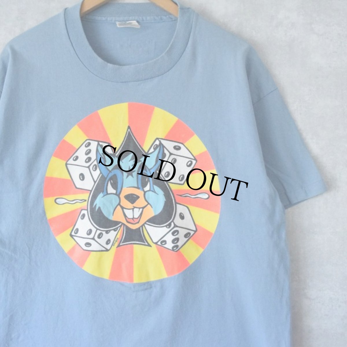 画像1: 90's Frank Kozik USA製 アートプリントTシャツ XL (1)