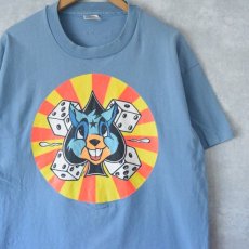 画像1: 90's Frank Kozik USA製 アートプリントTシャツ XL (1)