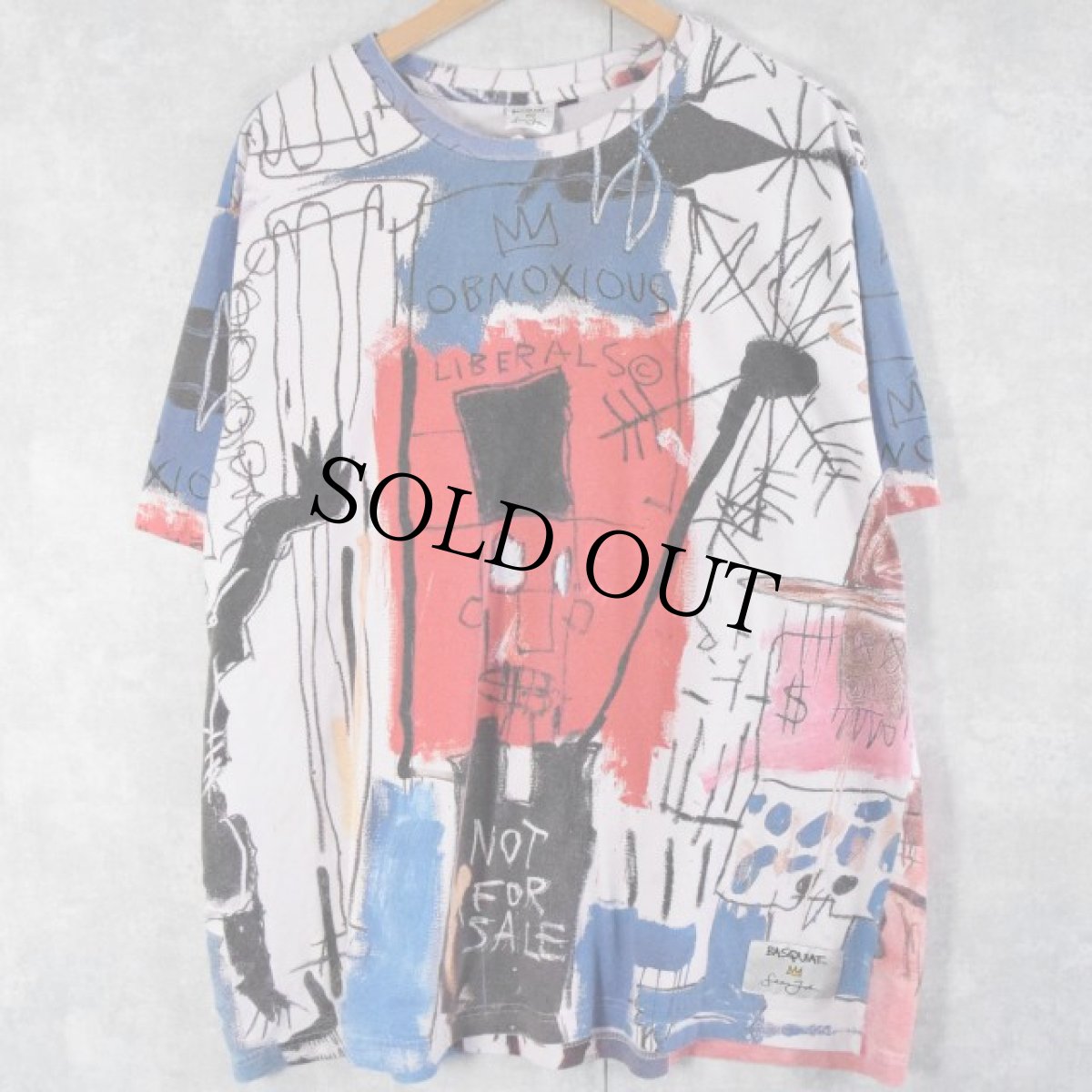 画像1: BASQUIAT Sean John 総柄アートプリントTシャツ 2XL (1)