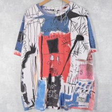 画像1: BASQUIAT Sean John 総柄アートプリントTシャツ 2XL (1)