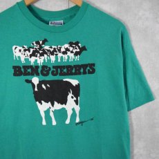 画像1: 80's BEN&JERRY'S 企業プリントTシャツ XL (1)