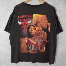 画像1: 80〜90's CHICAGO BULLS NBAチーム プリントTシャツ (1)