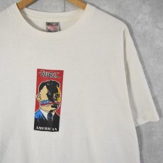 画像1: 90's "THINK " スケートブランドプリントTシャツ XL (1)